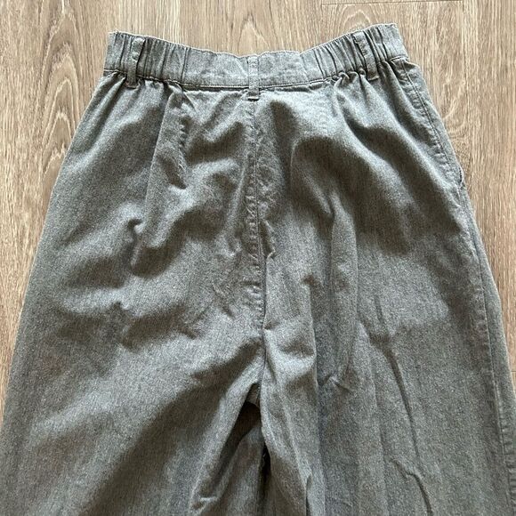 ASOS Gray Wide Leg Pants with High-Waisted Design - Picture 7 of 8